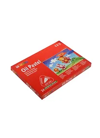 Купить Пастель масляная 24цв трехгранная, к/к, Mungyo — Фото №1