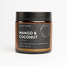 Купить Свеча ароматическая Манго и кокос (120мл) (FH003) — Фото №1