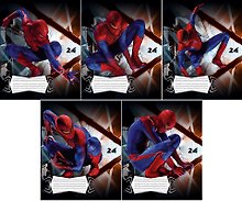 Купить Тетрадь в линейку Disney «Spider -man» в ассортименте, 24 листа — Фото №1