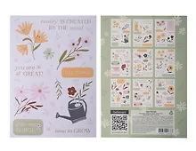 Купить Набор наклеек-стикеров коллекция «April» Be Smart 105х150 мм, 9 листов — Фото №1