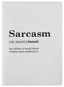 Купить Обложка для паспорта Sarcasm (словарь) (ПВХ бокс) — Фото №1