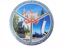 Купить ГС Магнит закатной  78мм Самара Коллаж 3 (031048мз78003) — Фото №1