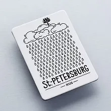 Купить Сувенир Комплект Магнит Дождь, 1057649 — Фото №1