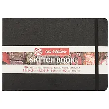 Купить Скетчбук «Art Creation», 80 листов, чёрный, А5 — Фото №1