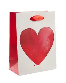 Купить Пакет А6 12*16*6 "Big heart" нейтр., бум.мат.ламинат — Фото №1