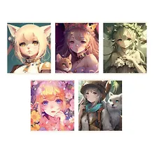 Купить Тетрадь в линейку Listoff, "Милашки", 40 листов, в ассортименте — Фото №1