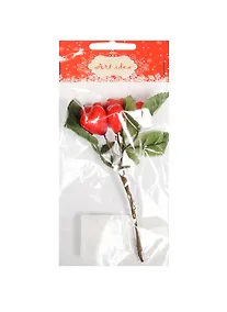 Купить Букет рождественский сердечки в пакете с хедером (14-00558-SM9368) — Фото №1