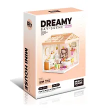 Купить 8009 Конструктор интерьерный для детского творчества – сборный домик Fairy Care «Ванная комната», количество деталей - 101 (материалы: пластик, металл, картон), со световыми эффектами (подсветка интер — Фото №1