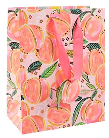 Купить Пакет А5 23*18*10 "Персики" жен., бум.мат.ламинат — Фото №1