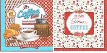 Купить Салфетки для декупажа Время для кофе - 2 шт. — Фото №1