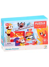 Купить Пазл Герои-пожарные ТМ Dodo 30 элементов — Фото №1