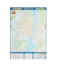 Купить Воронеж. Настенная карта. Масштаб (1:30 000) — Фото №1