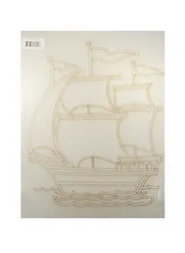 Купить Трафарет Кораблик (А3) (051) (упаковка) — Фото №1