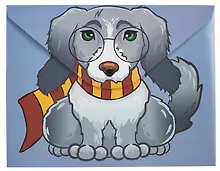 Купить Папка-конверт А4 на кнопке "Пёс", двуст.печать, — Фото №1