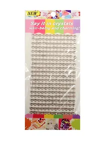 Купить Стразы полужемчужины на подвесе с напылением, 240 шт, 6 мм, серые — Фото №1