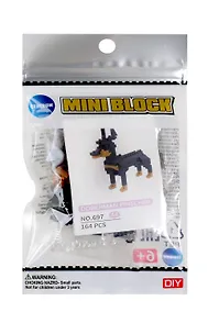 Купить Конструктор Доберман-пинчер, 164 элемента, пластик, во флоупаке — Фото №1