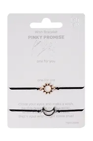 Купить Набор парных браслетов с подвеской «Солнце - Месяц» (Lafilaf) — Фото №1