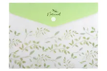 Купить Папка-конверт А5 на кнопке "NATURAL LEAVES ", Hatber — Фото №1