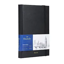 Купить Блокнот для зарисовок 14,8*21см 40л "Finenolo" 160г/м2, 7БЦ, черный — Фото №1