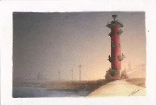 Купить Открытка "Стрелка Васильевского Острова" — Фото №1