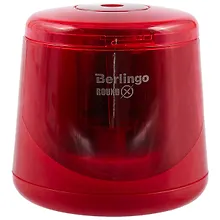 Купить Точилка электрическая 1 отверстие, пластик, Berlingo, в ассортименте — Фото №1