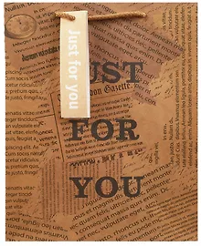 Купить Пакет А4 32*26*12,5 "Newspaper" нейтр. бум.мат — Фото №1