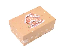 Купить Коробка подарочная "Пряничный домик" 18*12*7, картон — Фото №1