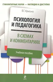 Купить Психология и педагогика в схемах и комментариях : учебное  пособие — Фото №1