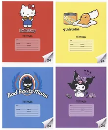 Купить Тетрадь в линейку Sanrio, 24 листа, в ассортименте — Фото №1