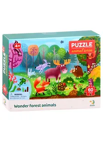 Купить Пазл Чудо-звери в лесу ТМ Dodo 60 элементов — Фото №1