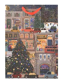 Купить Пакет А3 46*33*10 "Новогодний город" НГ, бум.мат.ламинат — Фото №1