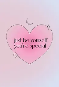 Купить Блокнот эстетика Just be yourself (96 стр) — Фото №1