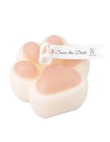 Купить Свеча ароматическая Лапка персиковая (4,5х4,5) (12-202509-HD-17) (Lafilaf) — Фото №1