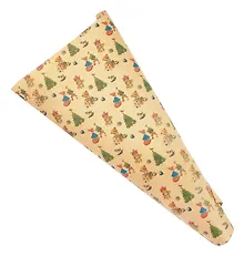 Купить Бумага упаковочная 70*100см "Новогодние зверюшки" крафт, НГ, инд.уп. — Фото №1