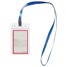 Купить Бейдж вертикальный Good mark на синей ленте — Фото №1