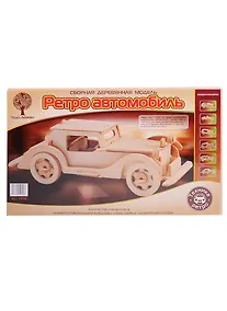 Купить Набор для творчества ЧУДО-ДЕРЕВО Сборная деревянная модель Автомобиль Оберн P018 — Фото №1