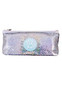 Купить Пенал на молнии с блестками "Pink girl", 20 х 8 см — Фото №1