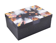 Купить Коробка подарочная "СКАЗОЧНАЯ ПОЛНОЧЬ" 30.5*20*13см, Новый год, картон — Фото №1