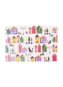 Купить Записная книжка А6 32л "МАЛЕНЬКИЕ ДОМИКИ" для записи доходов и расходов, мягк.переплет, скоба, ПВХ-конверт — Фото №1