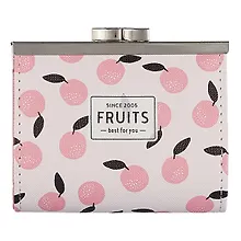 Купить Кошелек с застежкой Фрукты(PU)(10х9) — Фото №1