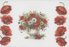 Купить Рисовая бумага для декупажа "Маки" — Фото №1