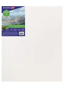 Купить Холст на подрамнике 24*30см грунт., 45%хлоп., 55%лен, среднее зерно, BRAUBERG ART CLASSIC — Фото №1