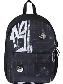Купить Рюкзак "Граффити с красным" 1 отделение, 39*29*14 см, значки в комплекте — Фото №1