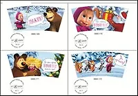 Купить Кружка Маша и Медведь(зима) в ассорт. (0665.169-0665.172) — Фото №1