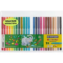 Купить Фломастеры Centropen, 24 цвета — Фото №1