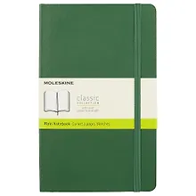 Купить Записная книжка Moleskin Classic Soft Large, зелёная, 96 листов, А5 — Фото №1