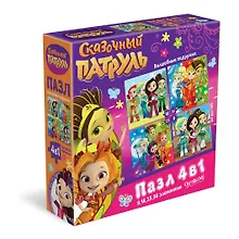 Купить Пазл ORIGAMI Набор.4в1 9-16-25-36эл. "Сказочный патруль. Волшебные подружки" 03919 — Фото №1