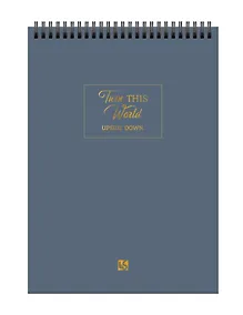 Купить Блокнот А5 80л кл. "Trésor. World" карт.обл., гребень, мат.текст.ламинация, тиснение фольгой — Фото №1