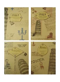 Купить Записная книжка А6 192л лин. "Torre di Pisa" 7БЦ, ассорти, Haich — Фото №1