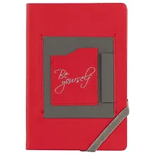 Купить Ежедневник Escalada Be yourself, Наппа, красный, 160 листов, недатированный, А5 — Фото №1